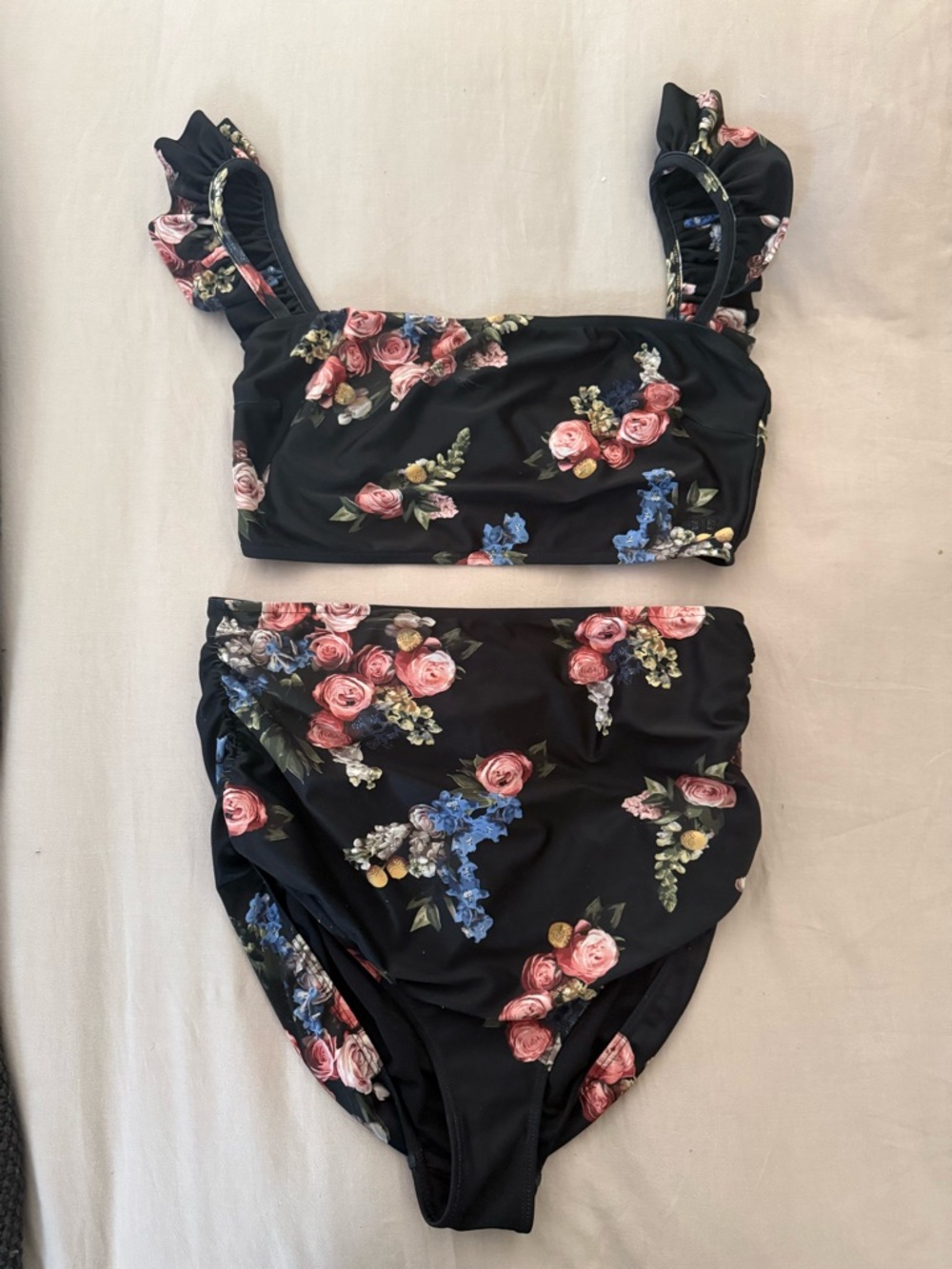 Albion Fit Rose Black Swimsuit